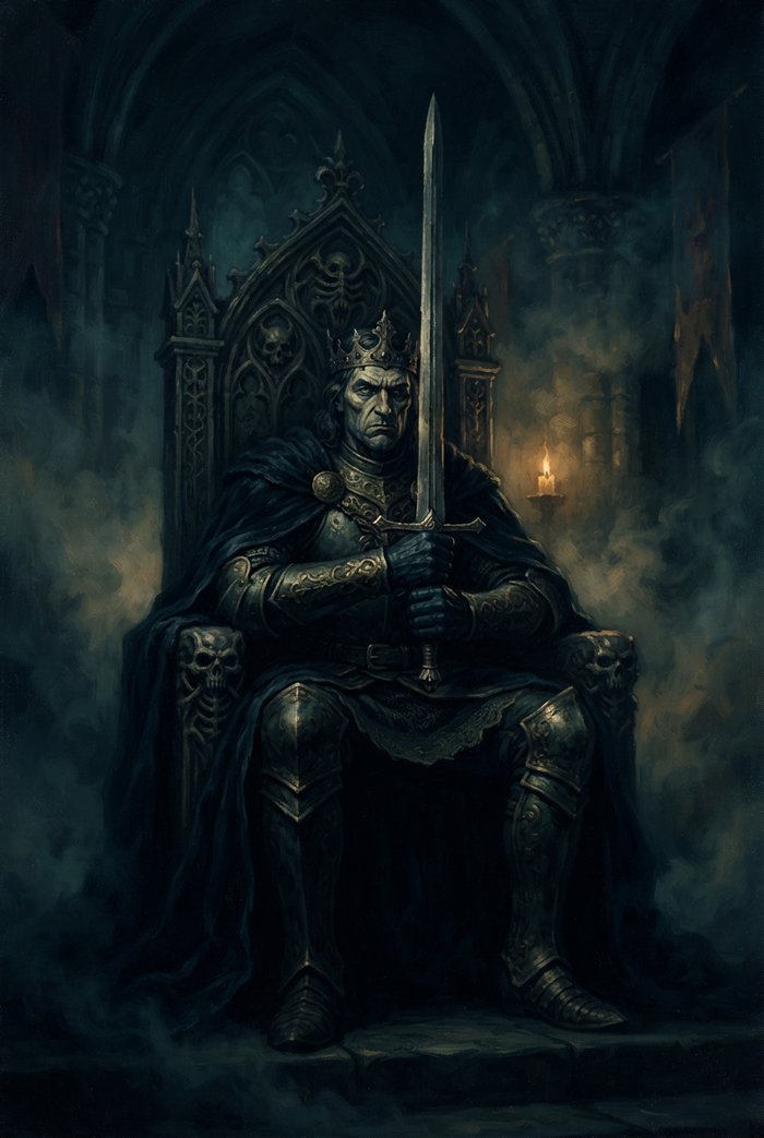 Карта Таро Король Мечей — авторитет, логика, справедливость